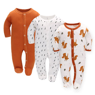 Buy fox-raindrops Baby Jumpsuit Long Sleeve Romper