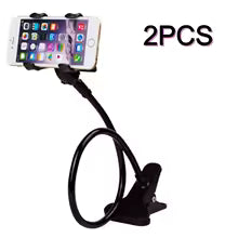 Universal Cell Phone Holder Flexible Long Arm lazy Phone Stand For iPhone Samsung Huawei Xiaomi 360° Rotation Stable Bracket