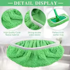 1/3/6pc Microfiber Mop Cloth Dry Cleaning Cloths Household Reusable Microfiber Mop Pads Replacement Washable Rag Towel