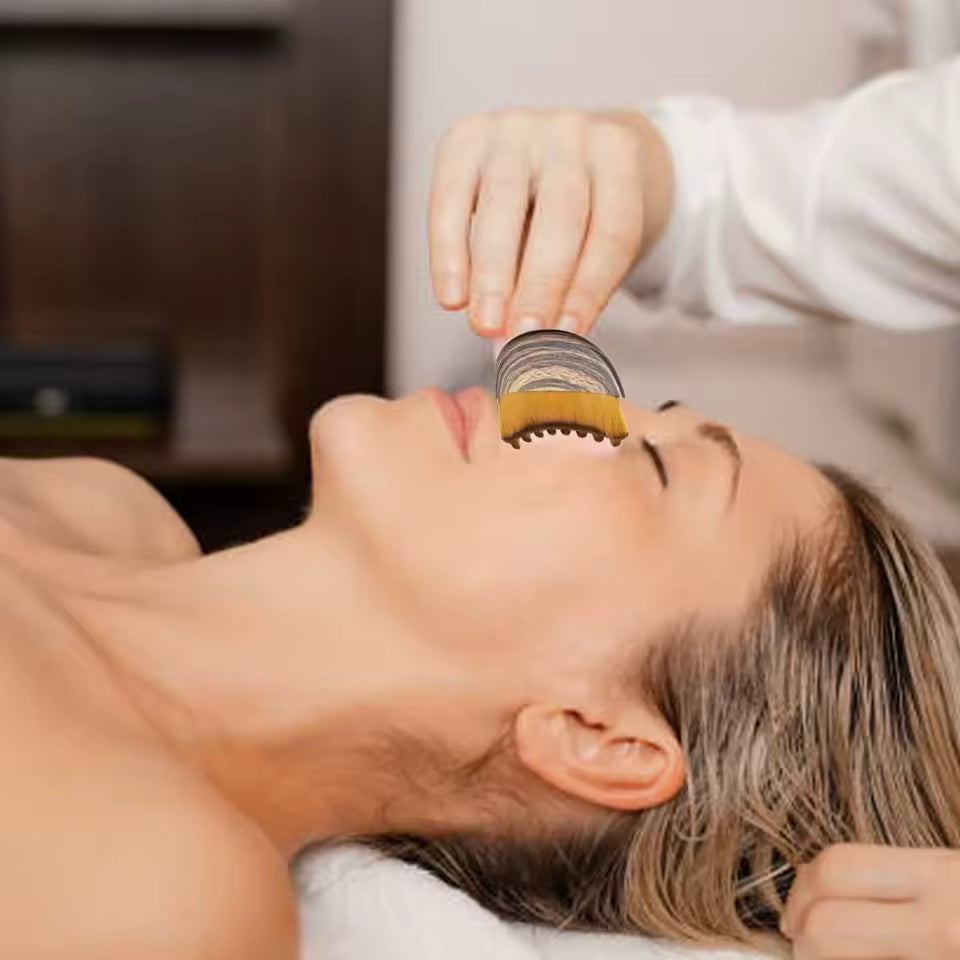 Portable Lymphatic Contour Face Brush – Facial Sculpting & Drainage Massager