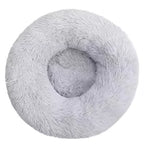 40-90cm 6 Sizes Round Pet Bed for Large Dog Bed Super Soft Cat Bed Plush Dog House for Medium Dog House Winter Warm Sleeping
