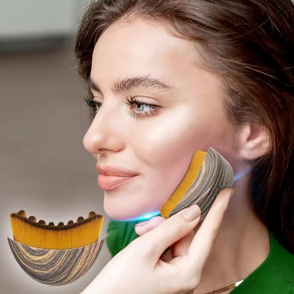 Portable Lymphatic Contour Face Brush – Facial Sculpting & Drainage Massager Secondary image