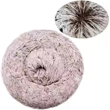 40-90cm 6 Sizes Round Pet Bed for Large Dog Bed Super Soft Cat Bed Plush Dog House for Medium Dog House Winter Warm Sleeping