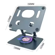 360° Rotation Universal Phone Tablet Holder Foldable Desktop Lazy Stand For iPhone 16 iPad Samsung Galaxy Tab Xiaomi Pad Mount