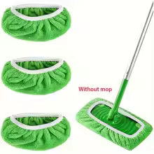 1/3/6pc Microfiber Mop Cloth Dry Cleaning Cloths Household Reusable Microfiber Mop Pads Replacement Washable Rag Towel Secondary image