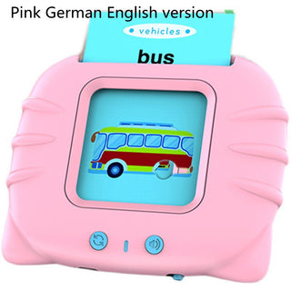 Buy pink-german-english-version Card Early Education Children&#39;s Enlightenment English Learning Machine