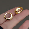 Exaggerated And Personalized Gold Earrings Simple Vintage Circle Earrings Suit 3 Pieces