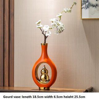 Buy orange Creative Vase Decorations Living Room