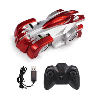 Buy red Wall Climbing RC Car Remote Control Car Toys for Kids Dual Mode Racing Toy Gift