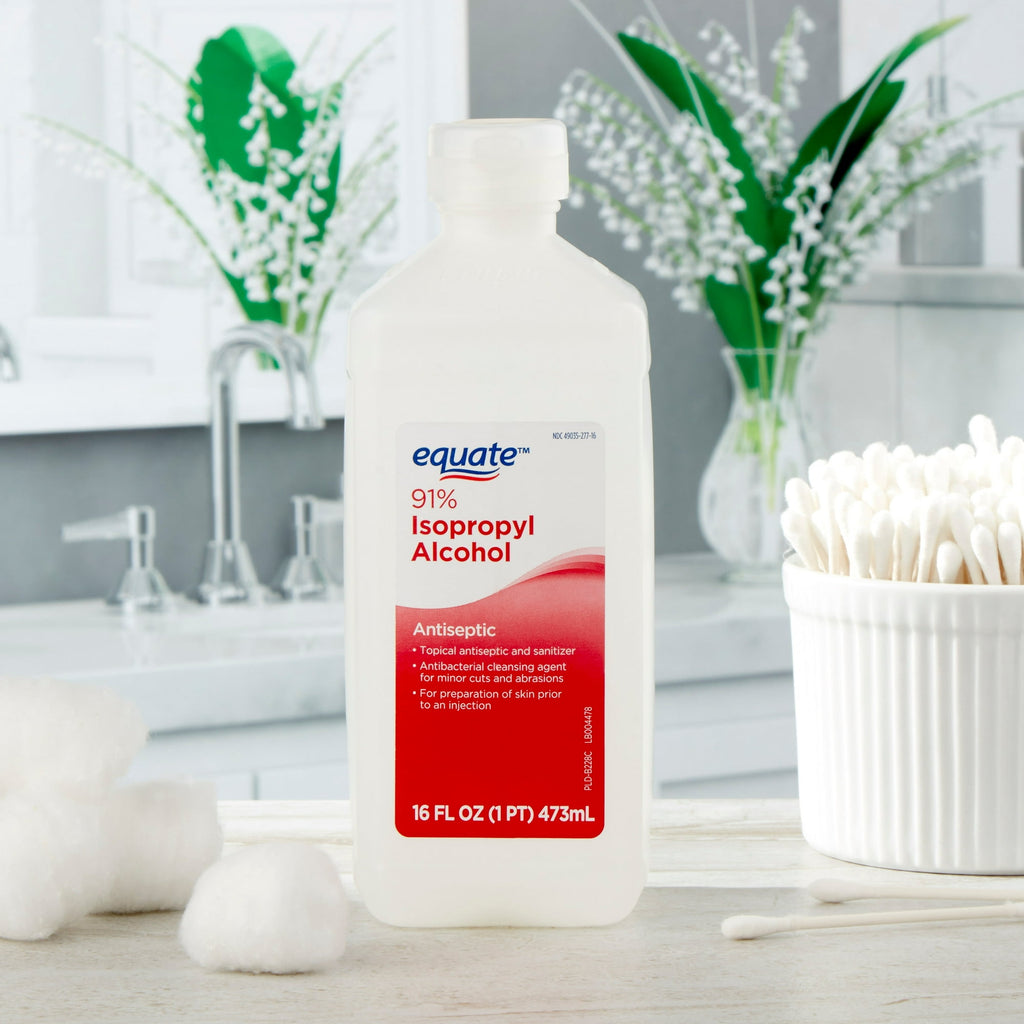 Equate 91% Isopropyl Alcohol Liquid Antiseptic, 16 fl oz
