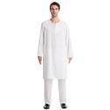 Men's Polyester Embroidered Robe Suit