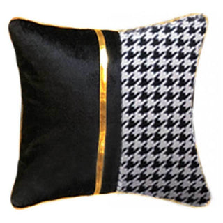 Houndstooth Sofa Cushion Light Luxury Style Four General Purpose