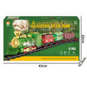 Classical Train Track Electric Lamplight Music Track Train Toy Suit