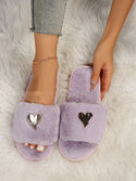 Women Fluffy Slipper Home Fur Furry Slippers