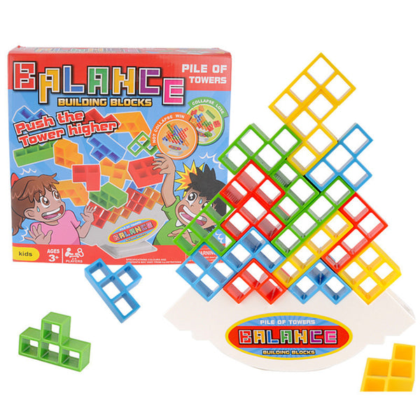 Balance Stacking Board Games Kids Adults Tower Block Toys For Family Parties Travel Games Boys Girls Puzzle Building Blocks Toy