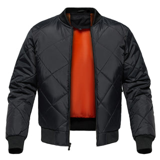 Buy black Men&#39;s Cotton Clothes Coat Thickening