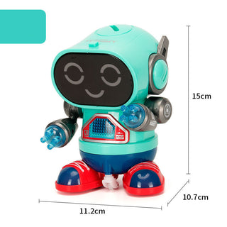 Buy green-rock-robot Electric Rock Robot, Music, Light, Automatic Walking, Swinging And Dancing Robot, Children&#39;s Toys