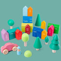 Four Elements Forest Tree House Building Blocks Toys