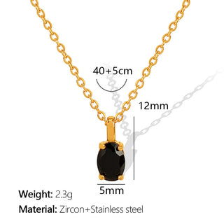 Buy xl231-white-black-gold Design Necklace High-grade Jewelry For Women