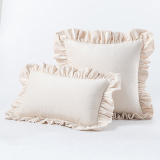 Buy beige Nordic Velvet Lace Throw Pillows With Upholstered Living Room Sofa