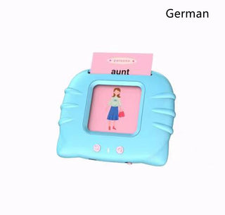 Buy blue-german-version Card Early Education Children&#39;s Enlightenment English Learning Machine