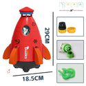 Kids Space Rocket Sprinkler Spinner