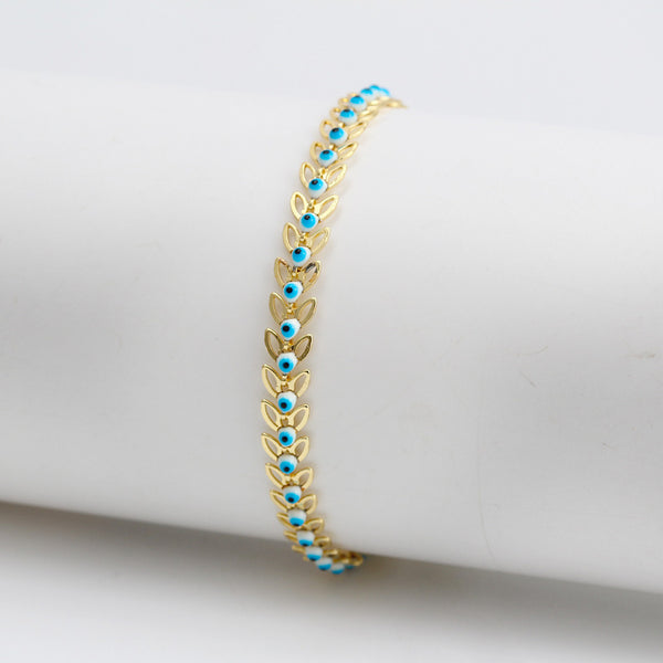 Women's Geometric New Blue Eye Bracelet