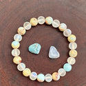 Shoushan Stone Frosted Colorful Crystal Bracelet