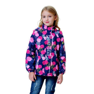 Waterproof Middle-aged Boy's Jacket, Mid-length Girl's Hooded Fashion Jacket