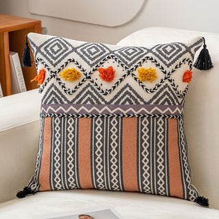 Buy golden-coastline Ethnic Style Pillow Cover Living Room Sofa Tufted Pillow Personality Afternoon Nap Pillow