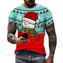 3D Digital Printing Christmas Top For Men