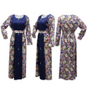 Middle East Print Dress Muslim Robe