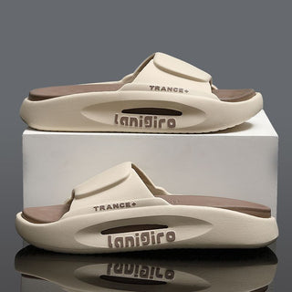 Buy khaki Summer Slippers Women Men Home Shoes Indoor Non Slip Bathroom Slippers