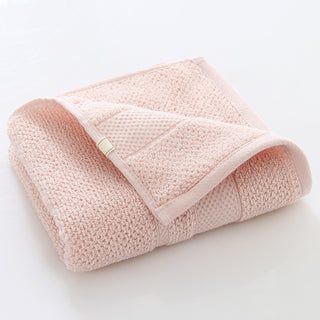 Buy pink Cotton Thickened Gift Embroidered Towel