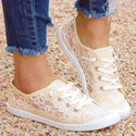 Women Lace Flat Casual Shoes