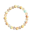 Shoushan Stone Frosted Colorful Crystal Bracelet