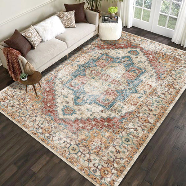 Persian Bohemian Turkish Vintage Living Room Coffee Table Rug