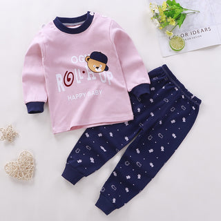 Buy a02 Boys And Girls Children&#39;s Underwear Suit Cotton Children Autumn And Winter Pajamas