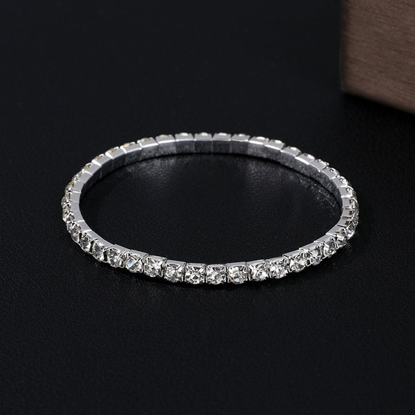 Women's Full Diamond Single Row All-match Bracelet