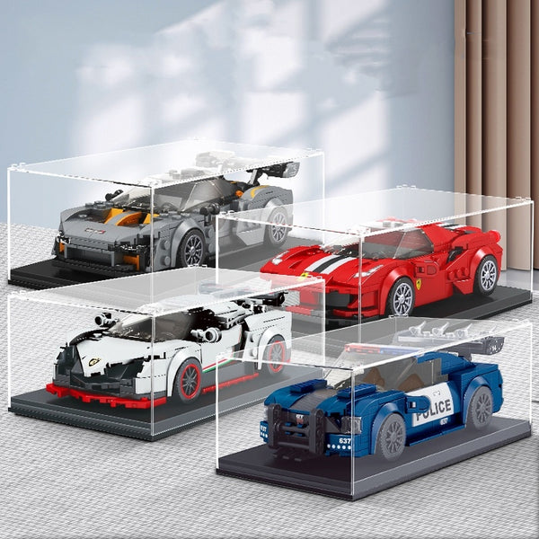 Building MOC Building Blocks Supercar Racing Models