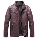 Men's Fleece Padded Coat Casual Stand Collar Jacket