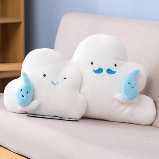 Buy raindrops-clouds Plush Pillow Bedside And Sofa Cushion Nap