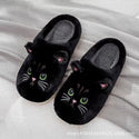 Unisex Kitty Cartoon Cotton Slippers