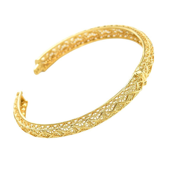 Special-interest Design Copper Plated Gold Bracelet For Women