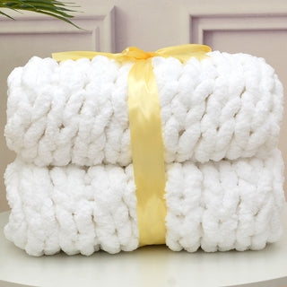 Buy bleach Handmade Thick Wool Woven Blanket Sofa