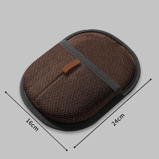 Buy dark-brown Pet Hair Remover Mitt Pet Hair Remover Gloves Deshedding Brush Glove For Dog Cat Rabbit With Long Short Curly Hair