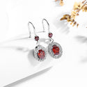 Affordable Luxury Style Stainless Steel Micro Inlaid Zircon Ear Hook Retro Advanced