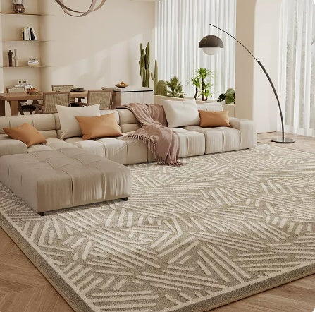 Living Room Carpet Checkerboard Bedroom Floor Cushion Sofa Coffee Table Blanket Dirt Resistant