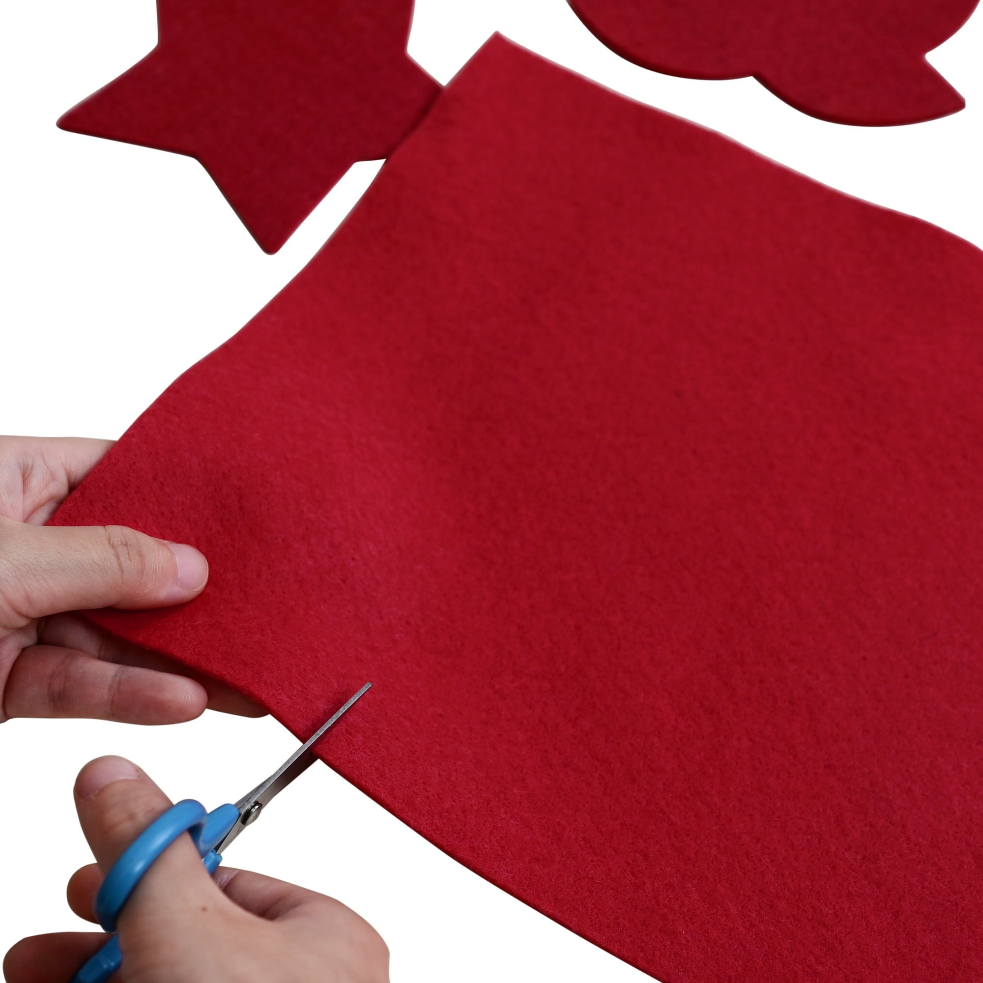 (24 pack) Hello Hobby Red Felt Sheet, 9" x 12"