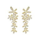 Flower Earrings For Women Elegant Exaggerated